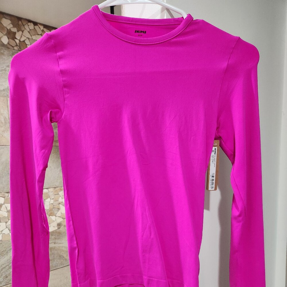 Skims soft smoothing long sleeve shirt